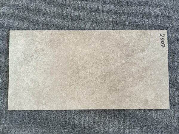Foto einer einzelnen Bodenfliese Feinsteinzeug im Format 30 cm x 60 cm und im Farbton Olive.